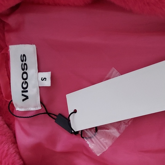 NWT Vigoss Ultra Soft Coat Hot Pink Small - Picture 9 of 13